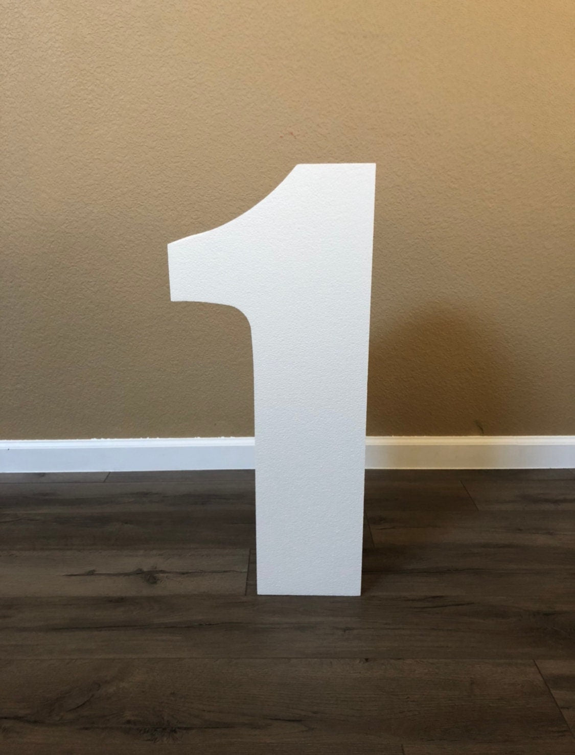 ANY two numbers 30 tall Table Base Foam Numbers