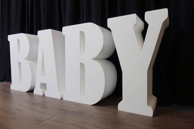 30" tall Large BABY Table Base Foam Letters / Price for 4 letters