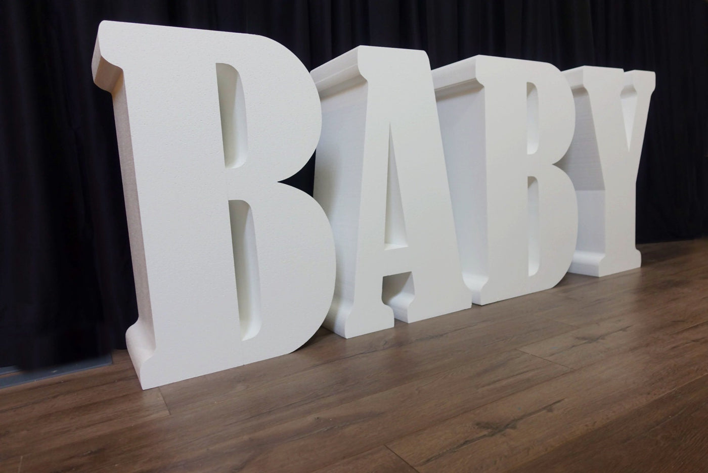 30" tall Large BABY Table Base Foam Letters | Price for 4 letters | Babyshower Decor | Party Decorations