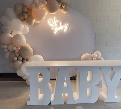 30" tall BABY Table Base Foam Letters | Babyshower Decor | Party Decorations |
