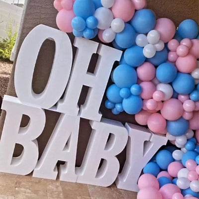 OH BABY table base foam letters | 30" tall | Party Decor | Baby Shower