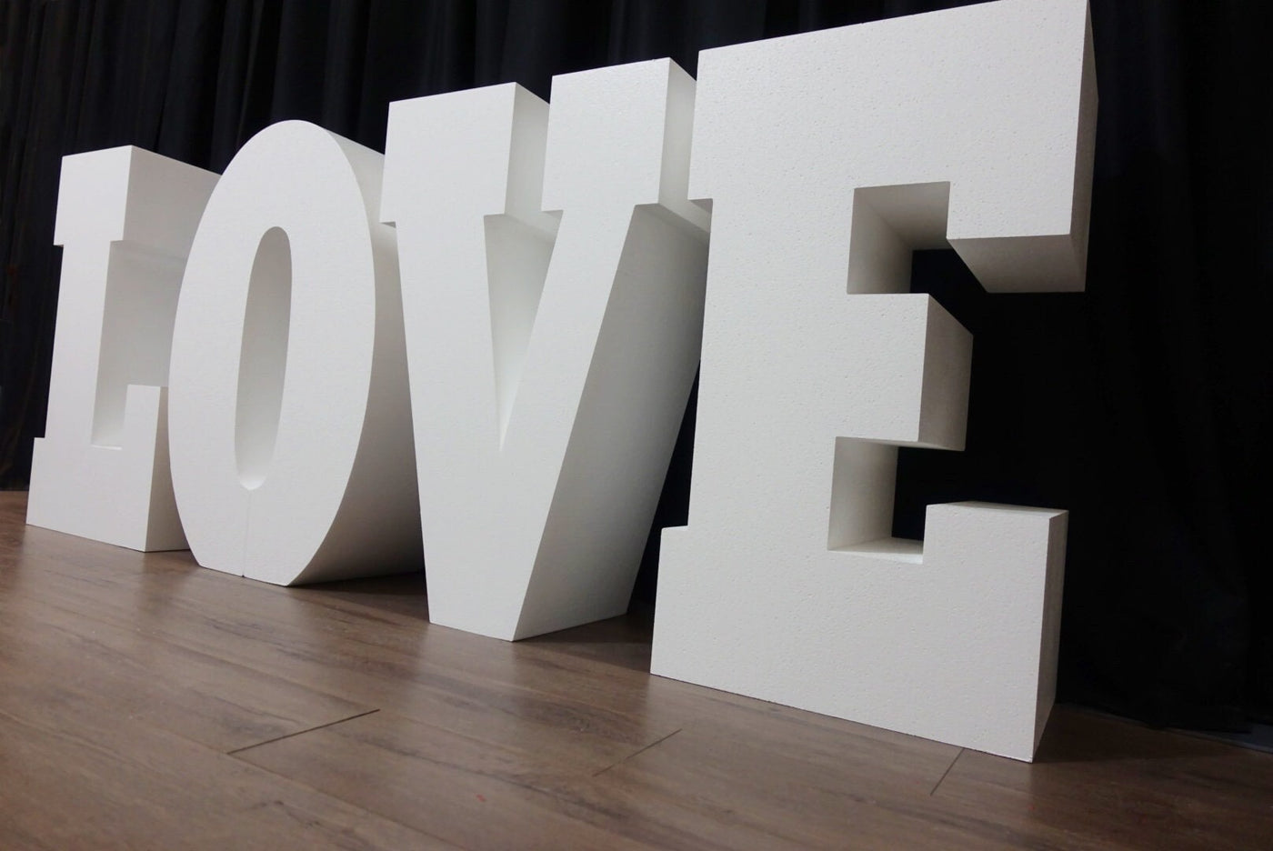 30" tall Large LOVE Table Base Foam Letters | 8” deep letters | Wedding | Bridal Shower | Party Decor