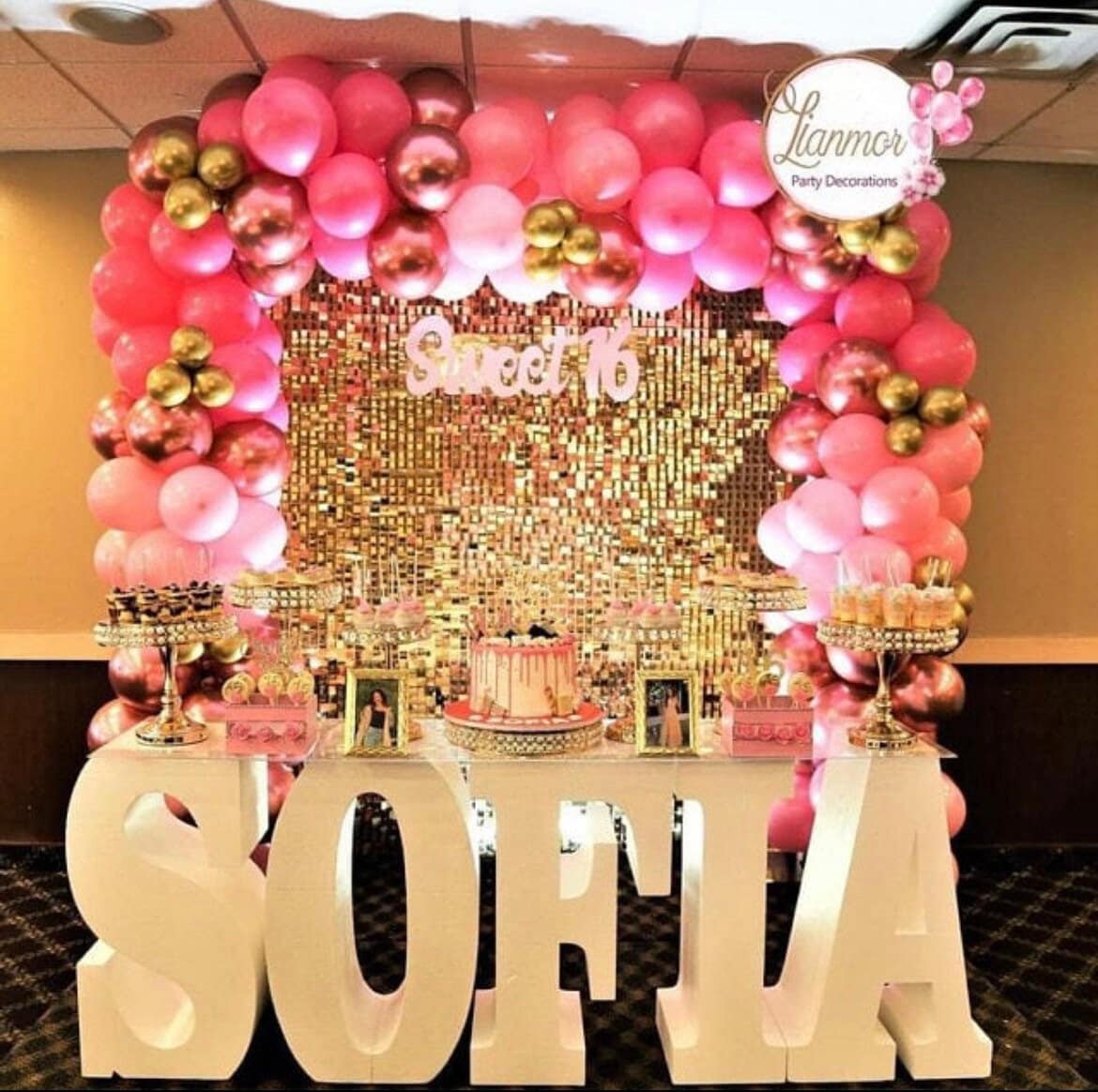 30” tall and 8” deep Table Base | Custom 3D Letter | Table Setup | Birthday | Corporate Events | Weddings | Custom Names | Graduation