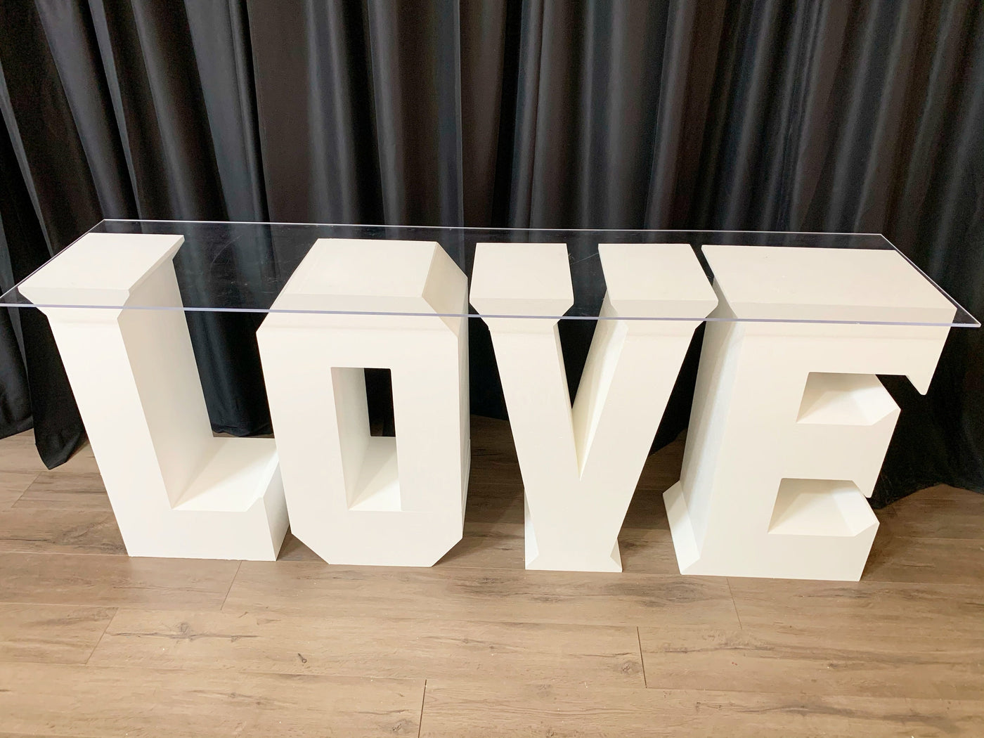 Large LOVE Table Base Foam Letters | 8” deep letters | Wedding | Bridal Shower |