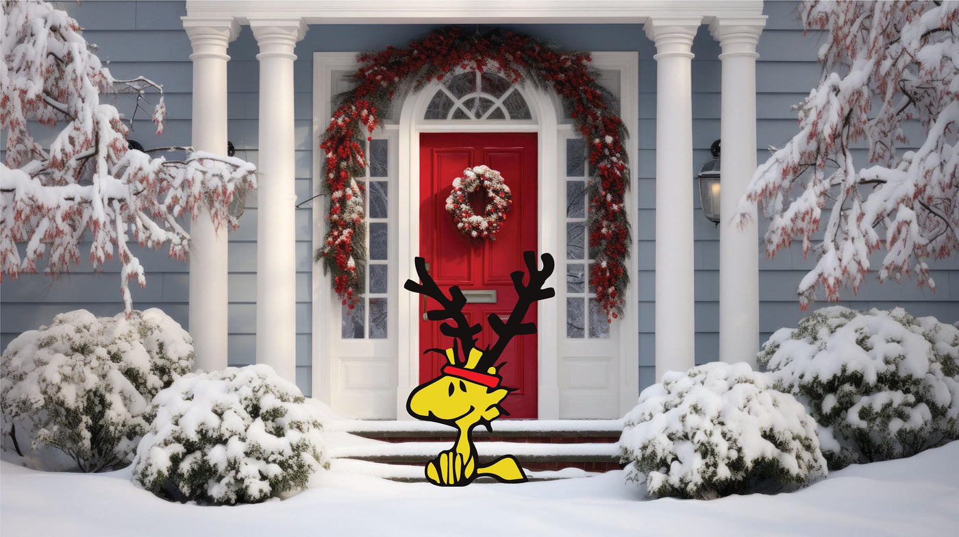 Christmas props | snoopy christmas cutouts | peanuts decor | charlie brown decor | xmas yard props |