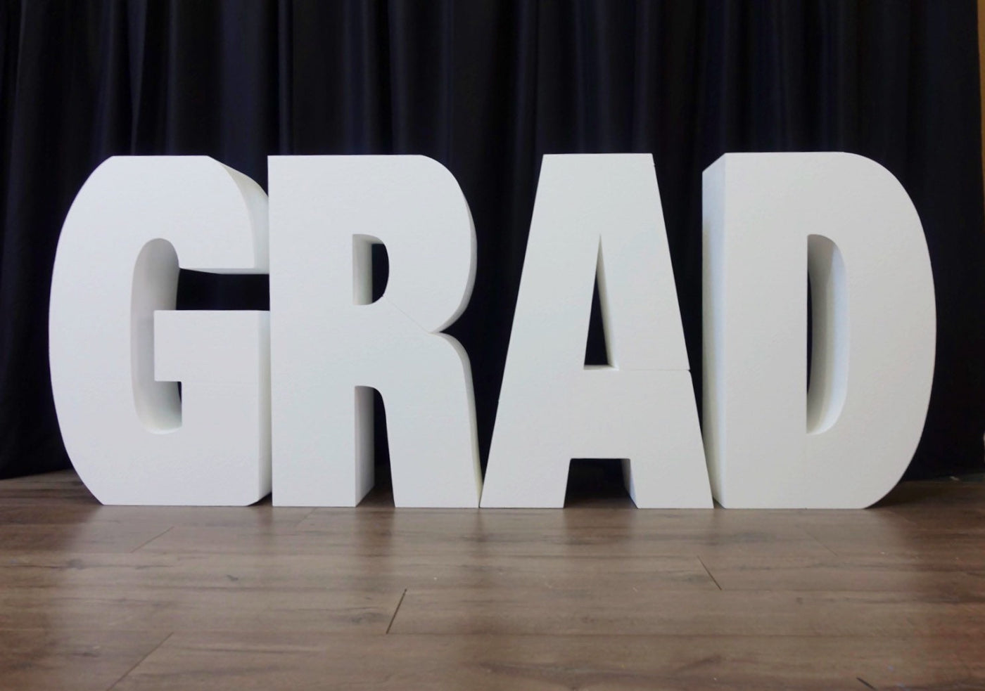 Large GRAD Table Base Foam Letters | 8” deep letters | Graduation Decor | GRAD| Class of | Graduate |Dessert Table