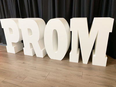 30" tall Large PROM Table Base Foam Letters | 8” deep letters | Party Decor | Home Coming |