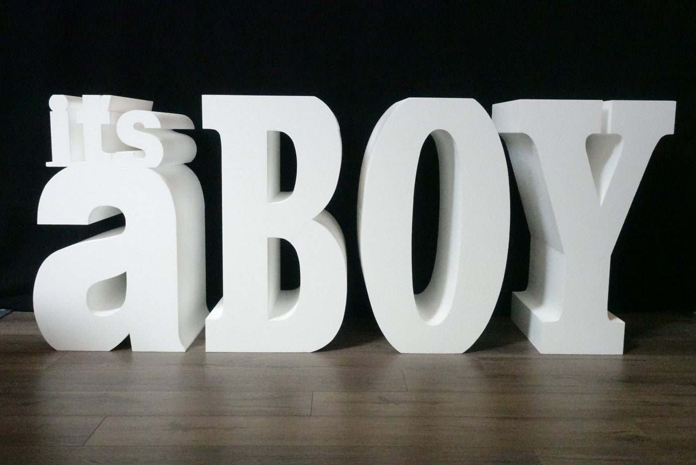 It's a BOY Large Table Base Foam Letters | Baby shower | its a boy| Gender Reveal| New Baby| Dessert Table