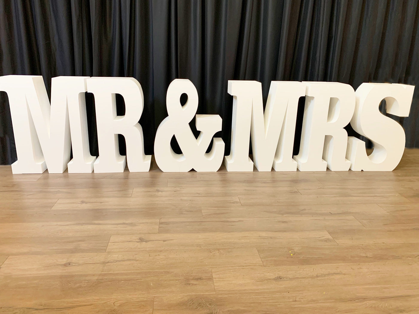 30" tall Large MR & MRS Table Base Foam Letters | 8” deep letters | Wedding | Bridal Shower| LOVE Letters| Party Decor