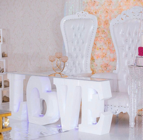 30" tall Large LOVE Table Base Foam Letters| 8” deep letters| Wedding| Bridal Shower| Large LOVE Table | Party Decor | Dessert Table