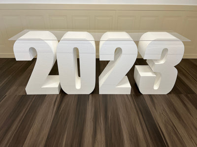 Numbers Table Base Foam Numbers | Graduation | Party Decor | Dessert Table