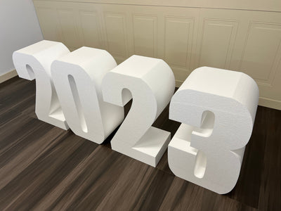 Numbers Table Base Foam Numbers | Graduation | Party Decor | Dessert Table