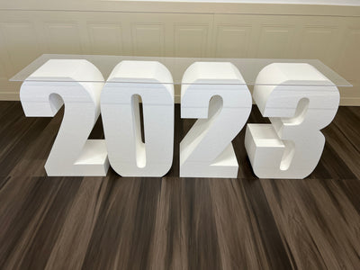 Numbers Table Base Foam Numbers | Graduation | Party Decor | Dessert Table