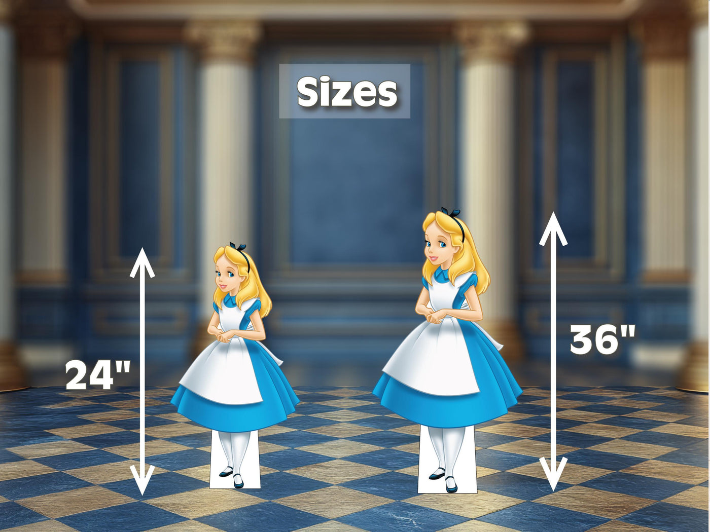 Alice in wonderland cutout | birthday party decor | mad hatter tea party standee