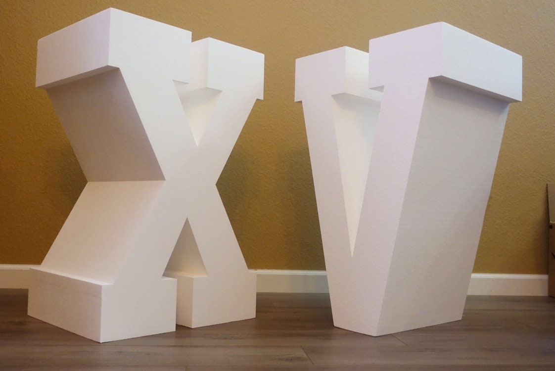 30 inches tall 16 inches XV Foam Table Base