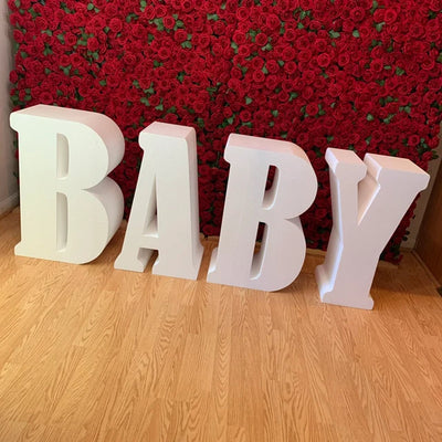 30" tall Large BABY Table Base Foam Letters / Price for 4 letters